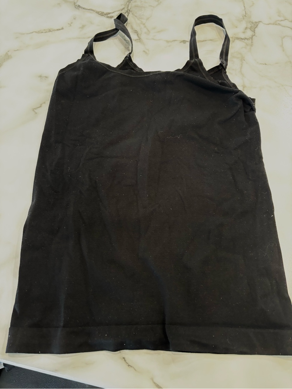 Anthropologie Black Cotton Camisole Tank Top